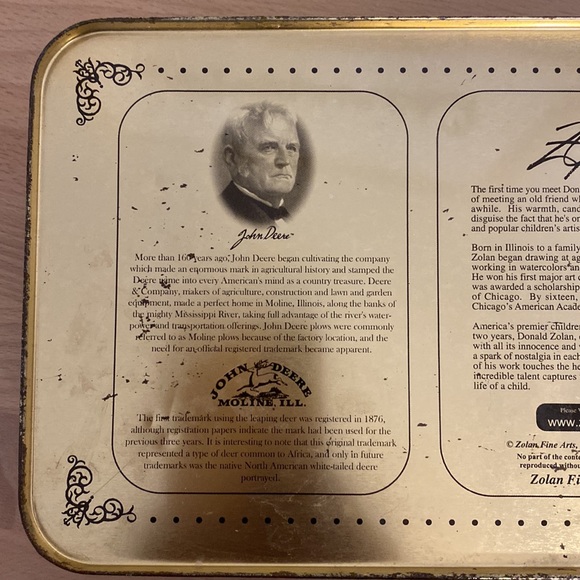 John Deere Golf Balls, Tees, Divot Tool & Collector Tin Set - Picture 7 of 11